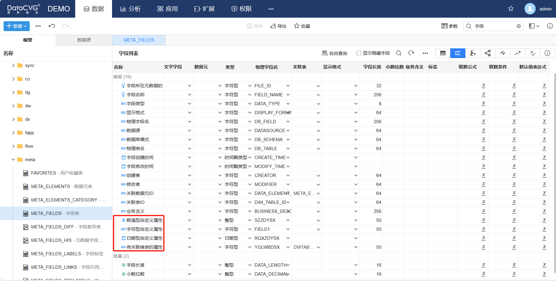 添加自定义属性